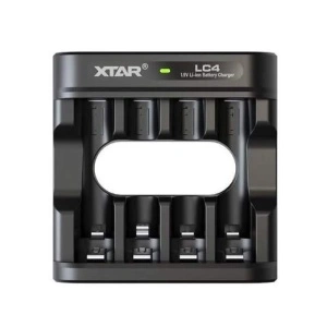 XTAR Incarcator acumulatori Li-ion, 4 sloturi, AA/AAA, USB-C, LC4