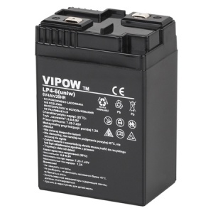 Acumulator Stationar AGM VRLA 6V 4Ah UNIW VIPOW