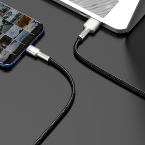 Cablu USB-A la USB-C 1M BASEUS Cafule Metal, 66W by enervolt.ro