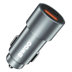 BWOO Încărcător auto 38W QC 18W + PD 20W enervolt.ro