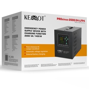 KEMOT SURSA UPS CENTRALE SINUS PUR 2000VA/1400W 24V