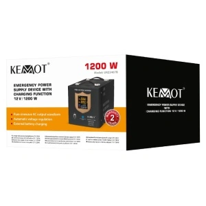 KEMOT Sursa UPS pentru centrale termice sinus pur 2000VA/1200W 12V