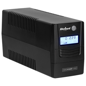 UPS OFFLINE NANOPOWER PLUS 650 (650VA 360W) REBEL enervolt.ro