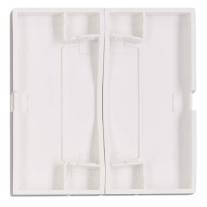 Clapeta 2 aparate Schrack Visio S 50, EV102202--, alb,enervolt.ro