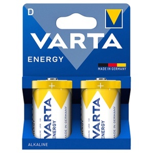 Varta Baterie Alcalină Energy LR20, Set 2 Bucăți