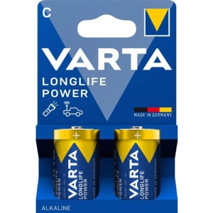 Varta Baterie Alcalină R14 (C) Longlife Power, Set 2 Bucăți