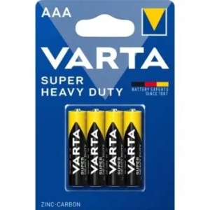 Varta Baterie zinc carbon R3 (AAA) Super Heavy Duty Bulk 10 Buc. - Img 2