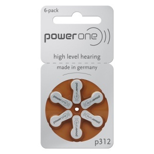 Varta BATERII AUDITIVE POWER ONE P312, Blister 6 Buc