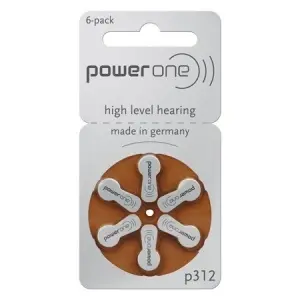 Varta BATERII AUDITIVE POWER ONE P312, Blister 6 Buc