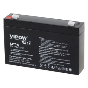 VIPOW Acumulator Stationar AGM VRLA 6V 7Ah