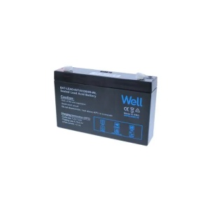 Well Acumulator plumb acid Well 6V 7AH, terminal T1 - Img 2