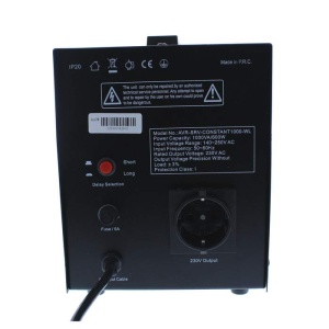 Stabilizator automat de tensiune cu servo motor CONSTANT 1000VA-600W, Well, resigilat_enervolt.ro