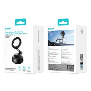 BWOO Suport telefon magnetic cu prindere ventuză_enervolt.ro