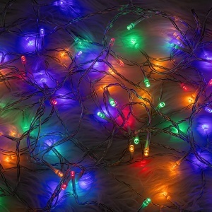 FOREVER-LIGHT Instalație Crăciun 100 LED‑uri RGB, 8m, de la enervolt.ro