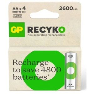 Gold Peak Acumulator R6 (AA) NiMH 2600mAh, 4 buc, ReCkyo