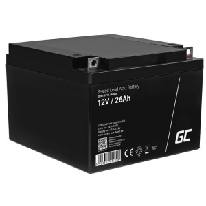 GreenCell Acumulator plumb acid 12V 26AH, terminal F3 (M5), AGM35