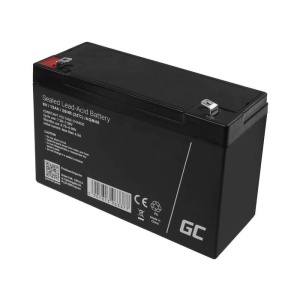 Acumulator plumb acid GreenCell 6V 15AH, terminal F1-T1, AGM40_enervolt.ro
