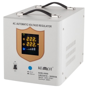 STABILIZATOR TENSIUNE AUTOMAT SERVO-MOTOR 3000VA KEMOT,enervolt.ro
