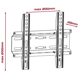 Suport TV universal 23–42 inch 35 kg-enervolt.ro