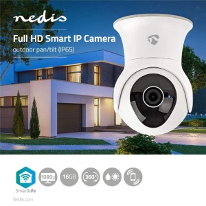 NEDIS Camera IP Smart WiFi Full HD 1080p IP65, AMBALAJ DETERIORAT - Img 2