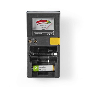 NEDIS Tester baterii, AAA/AA/C/D/9V si Baterie Tip Buton