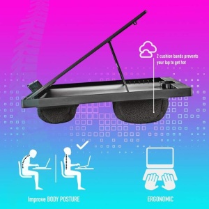 NGS Suport de laptop LAPNEST cu perna, max 15,6”, de la enervolt.ro