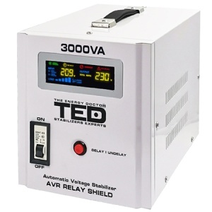 STABILIZATOR TENSIUNE AUTOMAT 3000VA – TED ELECTRIC