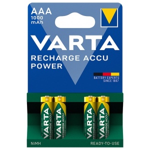 Varta ACUMULATORI AAA 1000mAh, Blister 4 Buc