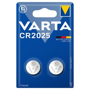 VARTA BATERIE CR2025, 3V, BLISTER 2 BUCĂȚI