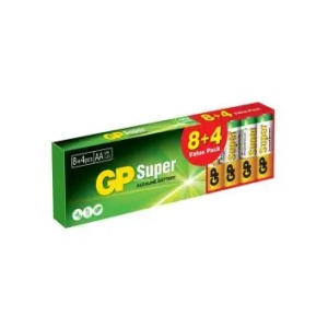 GP Baterie R6 (AA) super alcalina 12 buc/pachet