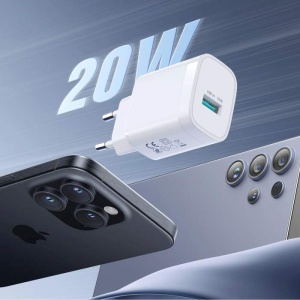 Joyroom Incarcator retea JR-TF4 1x USB-A QC 3.0 18W, alb - Img 2