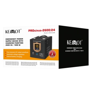 KEMOT Sursa UPS centrale Sinus Pur 2600VA/1800W 24V