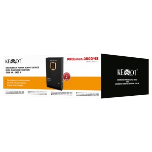 KEMOT Sursa UPS centrale Sinus Pur 3500VA/2400W 48V PROsinus 3500/48