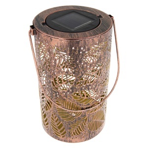 Lampă LED solară FOREVER‑LIGHT 3000K – model Moroccan Leaves-enervolt.ro