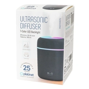 PLATINET Set 2 x Difuzor Uleiuri și Umidificator 300ml, Negru