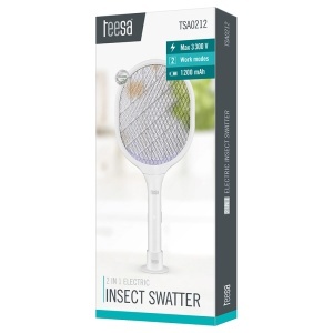 Teesa Paleta electrică swatter anti-insecte 2 în 1_enervolt.ro