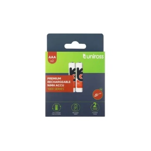 Uniross Acumulator NiMH R3 (AAA) 1000mAh, Bl.2 buc