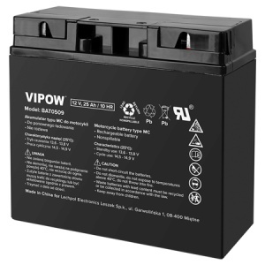 VIPOW ACUMULATOR VEHICULE ELECTRICE 12V 25Ah / 10HR