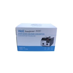 Well – Convertor tensiune 220V → 110V, 1000VA, 2 ieșiri - Img 2