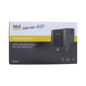 Well Warrior UPS line interactiv afisaj LED, 850VA/510W - Img 3