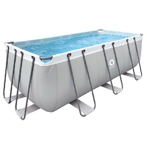 AVENLI Piscină cu cadru metalic, Dim. 400 × 207 × 122 cm enervolt.ro