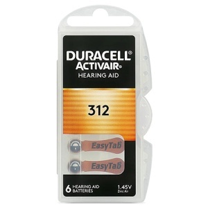 Duracell Baterie auditivă 312 blister 6 buc