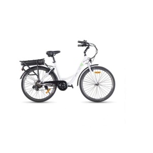 EMG Bicicletă electrică Jammy, 250W, roți 26", baterie 36V 10Ah, autonomie ~60 km, Albă