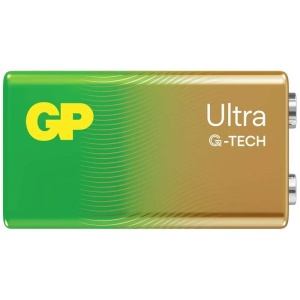 Baterie ultra alcalina GP 9V, 1 buc, enervolt.ro