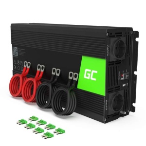 Green Cell – Invertor de tensiune 12V → 230V, 3000W, INV12
