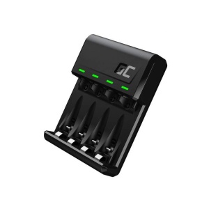 Green Cell Incarcator NiMH AA&AAA, 1x UBS-C, 1x MicroUSB