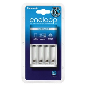 PANASONIC ENELOOP – Încărcător Acumulatori Ni‑MH, AA și AAA, 4 CELULE