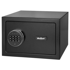 REBEL Seif electronic casnic cu PIN și cheie, enervolt.ro