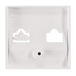 Schrack Mască pentru priză Visio S50, 1×RJ45 Toolless Line, EV104003 - SET 2 BUC.