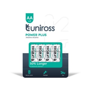 Uniross Baterie alcalină Power Plus R6 (AA), 4 buc/blister